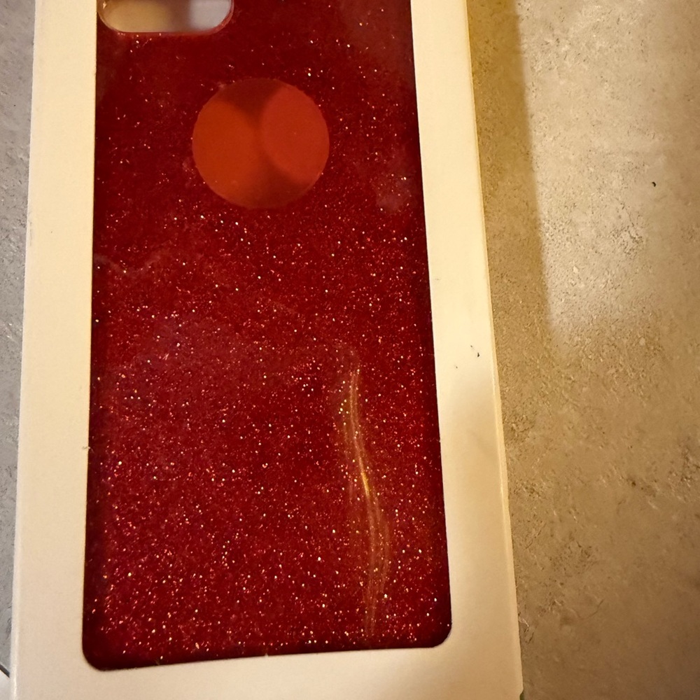 Glittery Red Phone Case-iPhone 7